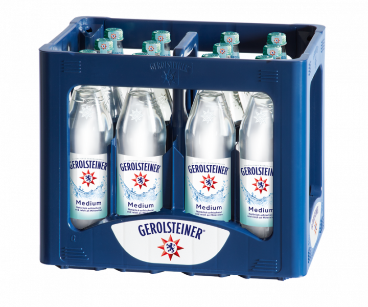 Gerolsteiner Mineralwasser Still 12×0,75 Liter Glas Getranke Driess
